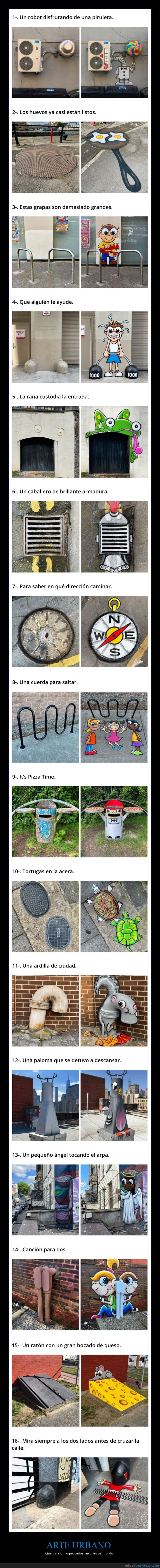 arte urbano,antes,después