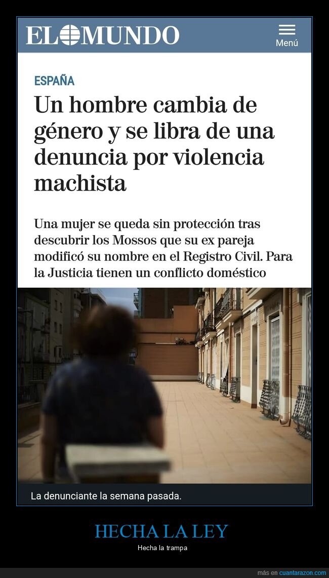 cambio de género,denuncia,violencia machista