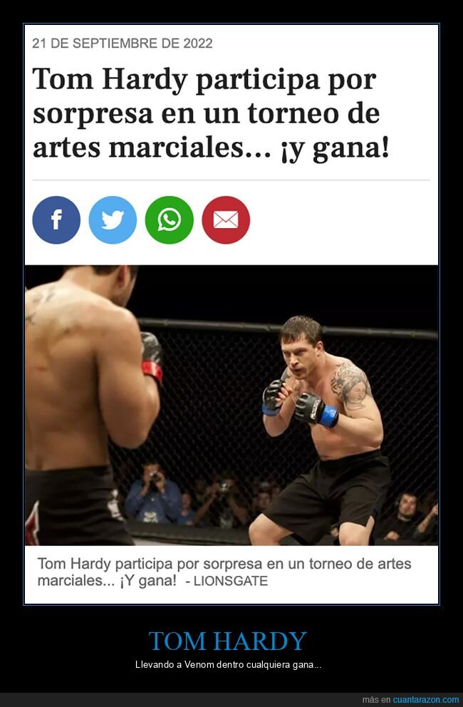 artes marciales,ganar,tom hardy,torneo