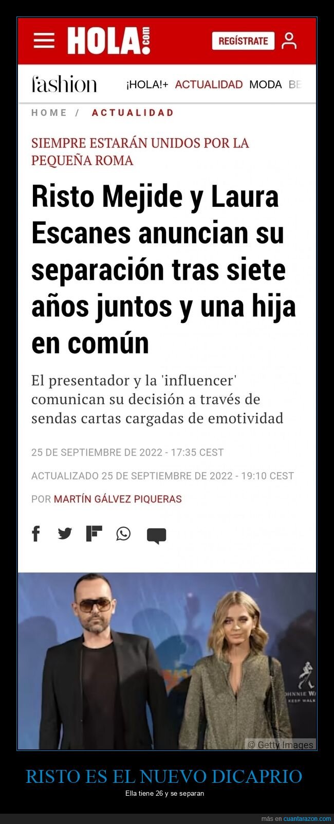 risto,laura escanes,separarse