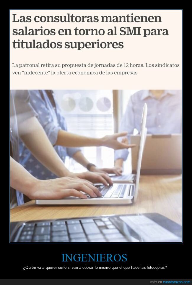 consultoras,salarios,smi,titulados superiores