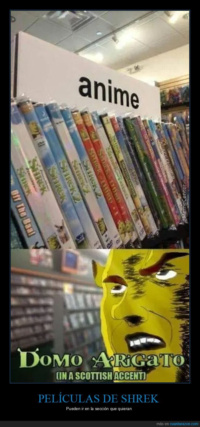 anime,películas,shrek