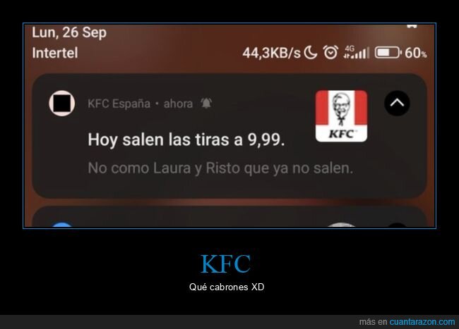 kfc,laura escanes,risto,salir