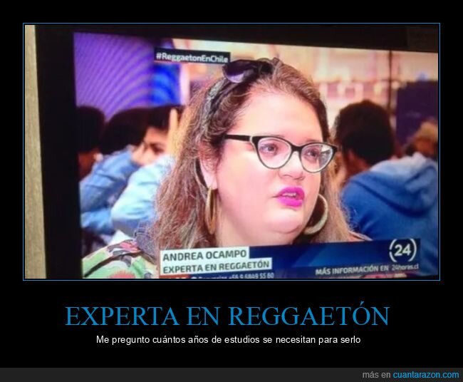 experta,reggaetón,wtf