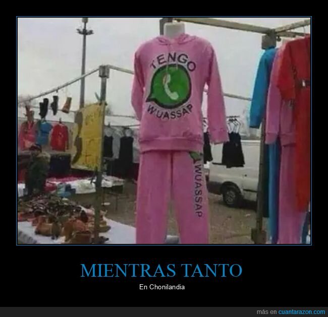 chonilandia,mercadillo,pijama,whatsapp,wuassap