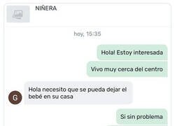 Enlace a Madre del año busca niñera
