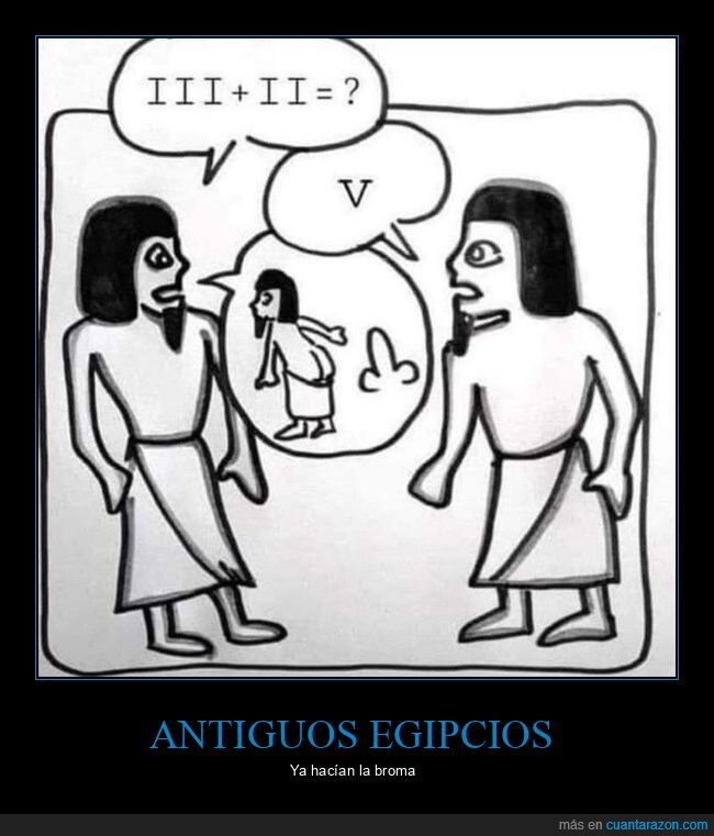 egipcios,cinco