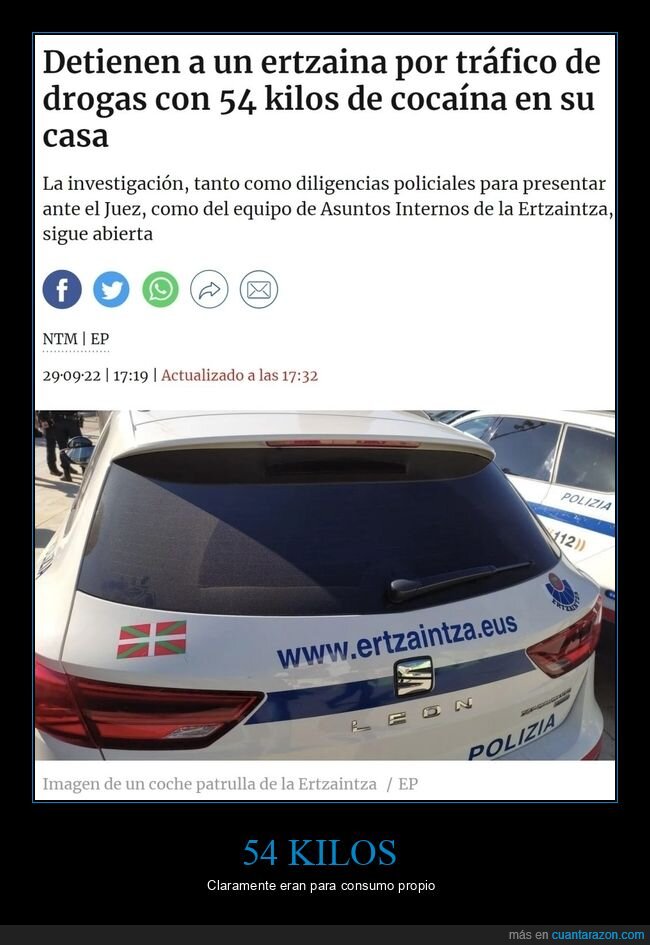 ertzaina,drogas,detenido