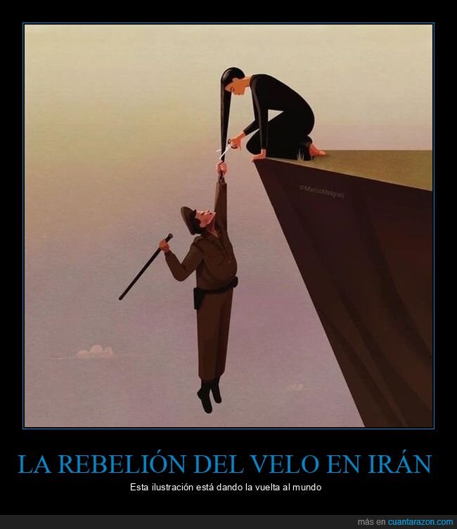 ilustración,irán,velo