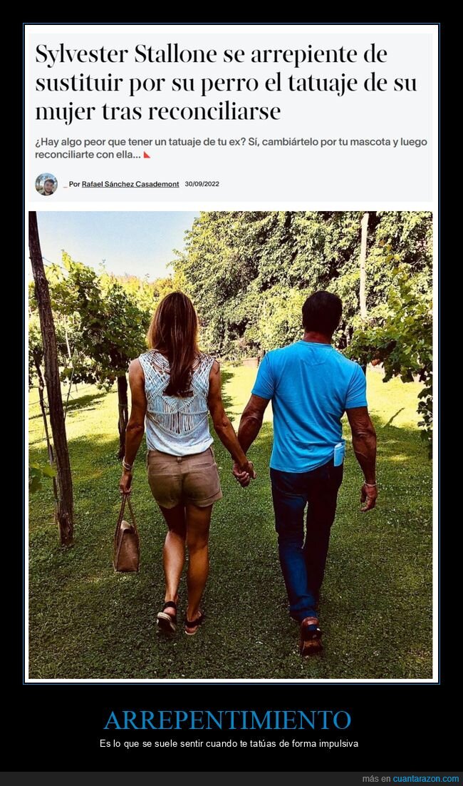 sylvester stallone,arrepentirse,mujer,perro