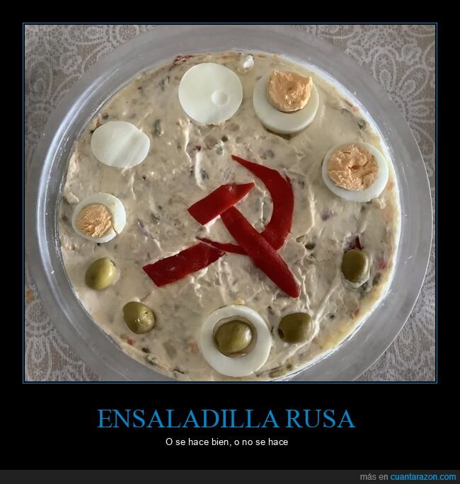 ensaladilla rusa,urss