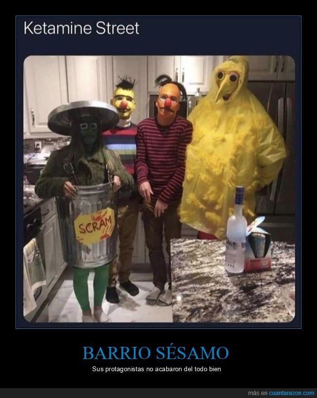 barrio sésamo,disfraces