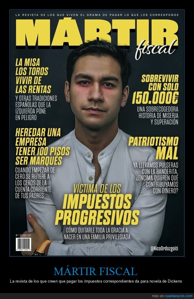 impuestos,mártir fiscal,revista