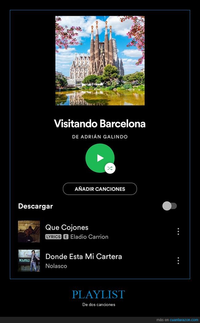 barcelona,cartera,playlist
