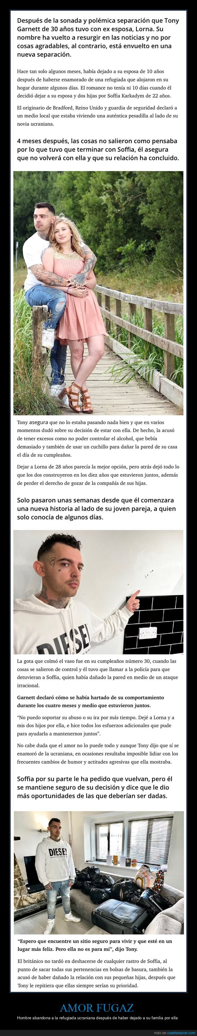 refugiada,ucraniana,dejar,pareja