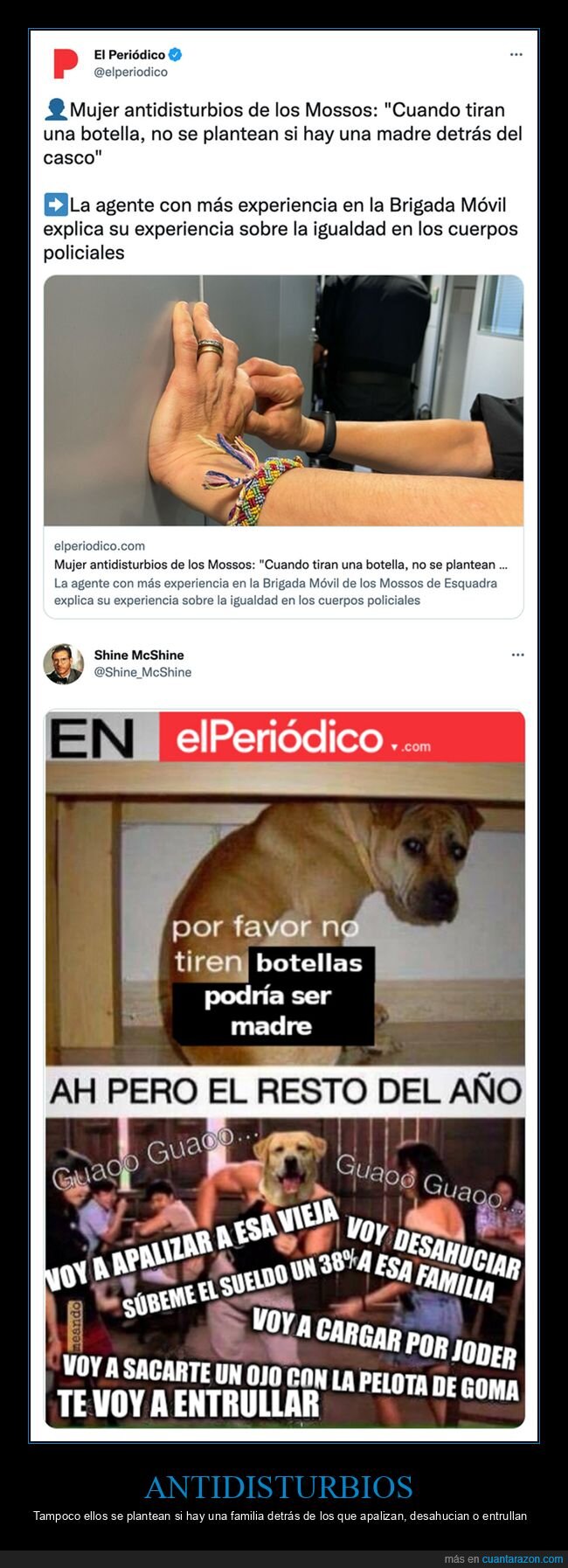 antidisturbios,madre