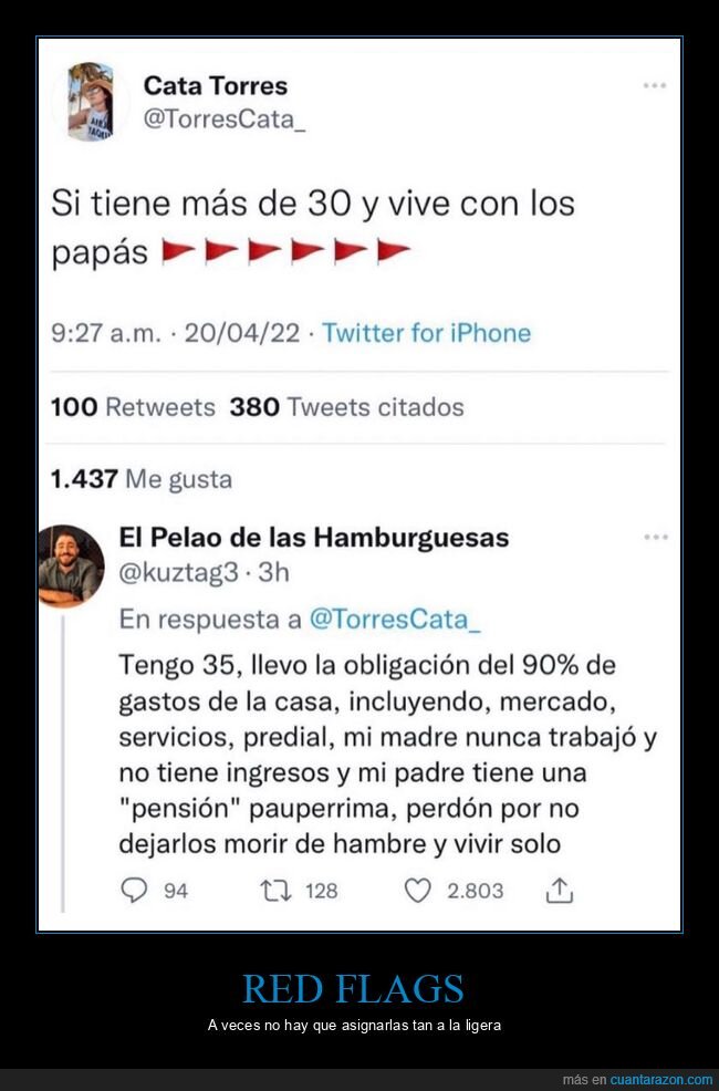 vivir,padres,hijo,red flag