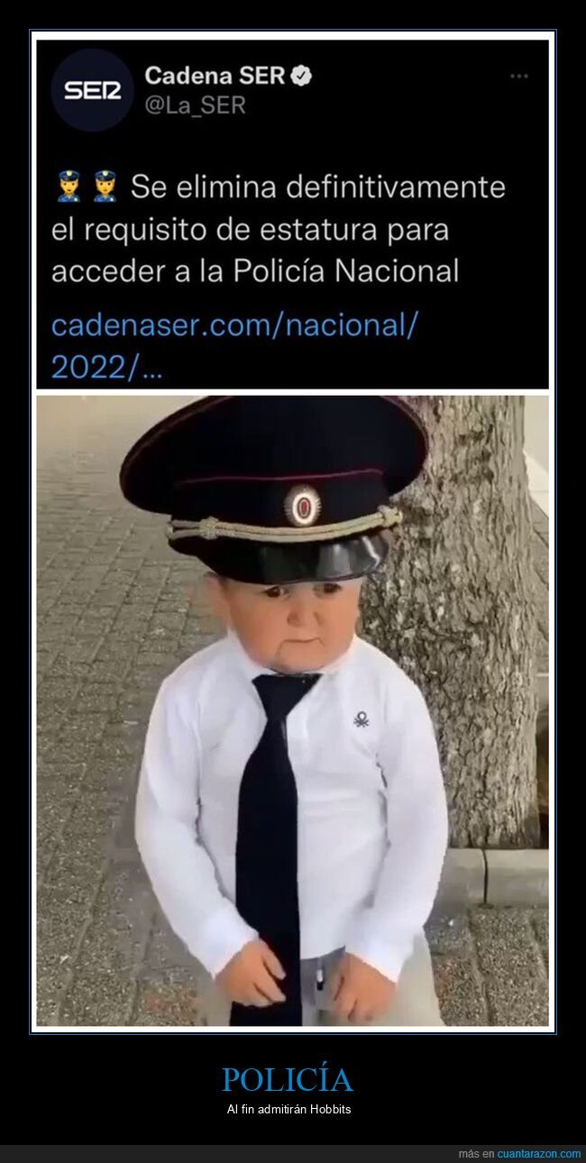 estatura,hasbulla,policía,requisito