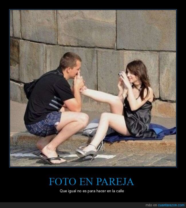 pareja,foto,pies