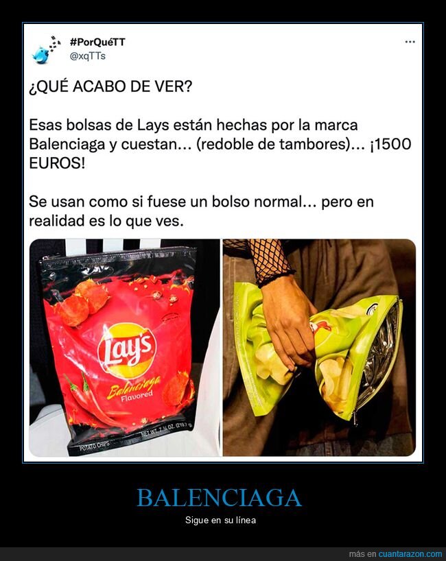 balenciaga,bolsa de patatas,bolso,lays,wtf