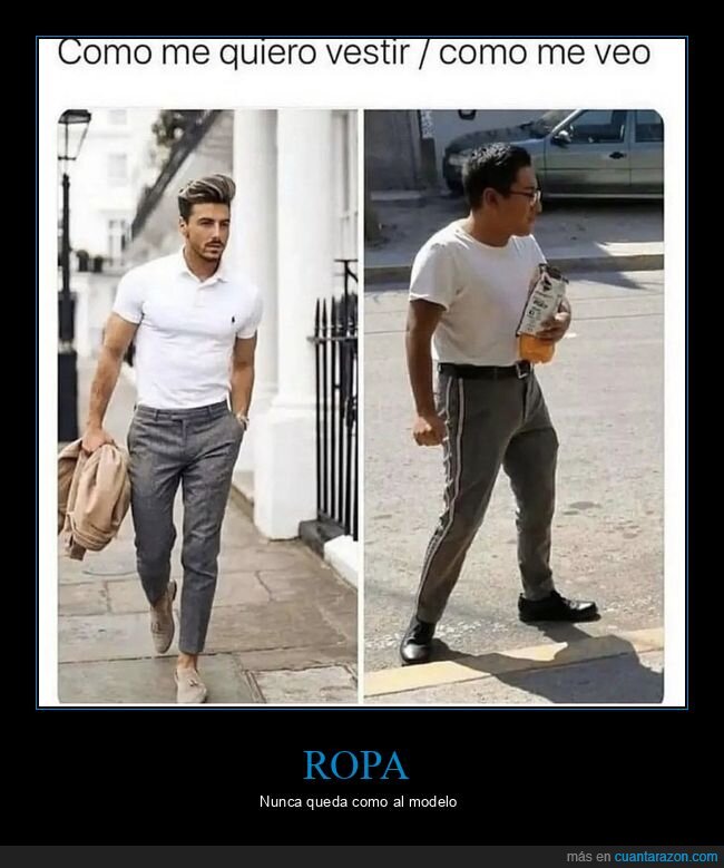 ropa,expectativas,realidad