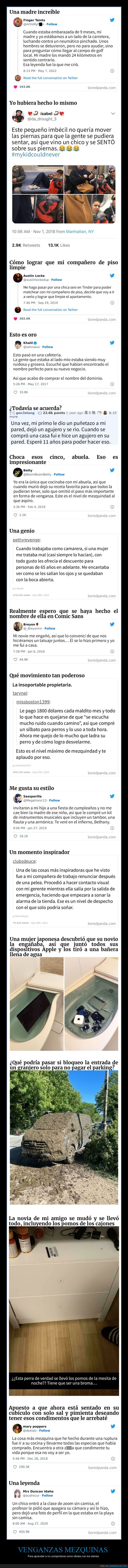 venganzas,satisfactorias