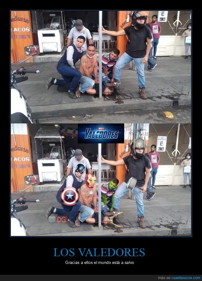 delincuente,los vengadores