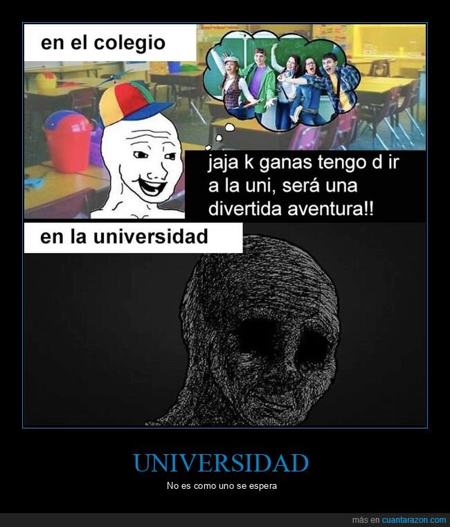 universidad,colegio,expectativas