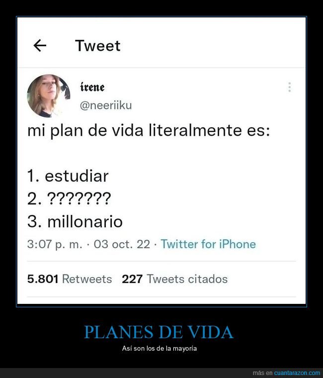 plan,vida,estudiar,millonario