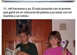 Enlace a Fotos de hermanos que demuestran que la rareza viene de familia