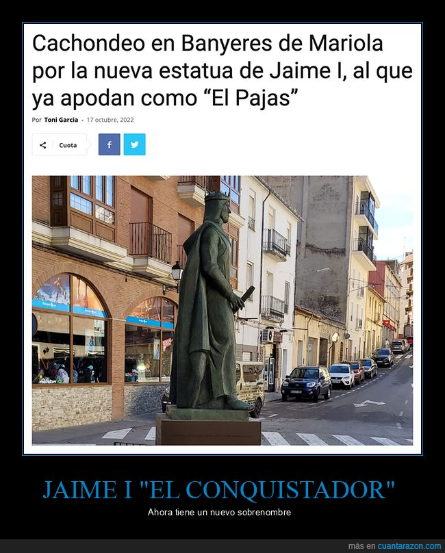 estatua,fails,jaime i