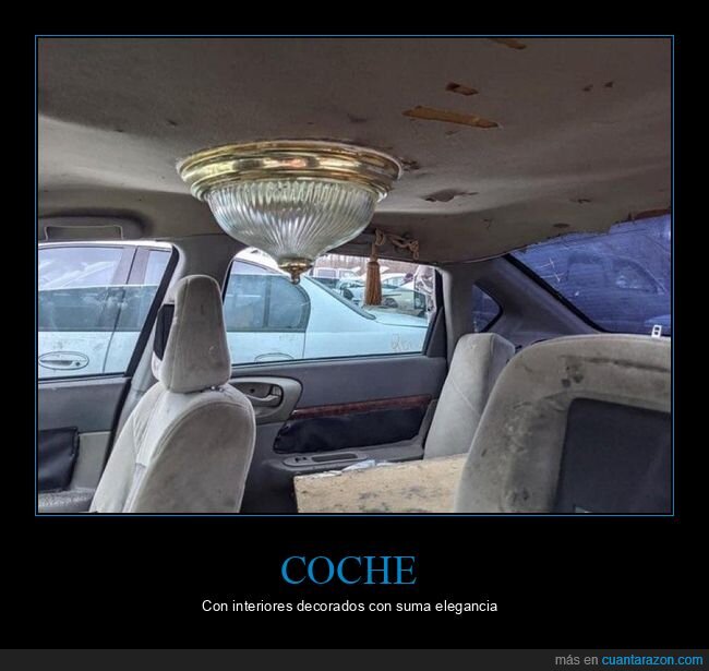 coche,lámpara