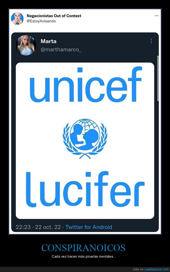 conspiranoicos,lucifer,unicef