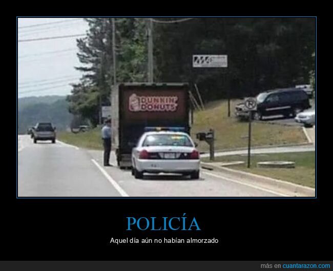 camión,donuts,dunkin donuts,policía