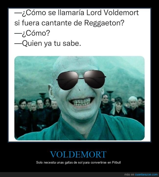 voldemort,pitbull,reggaeton