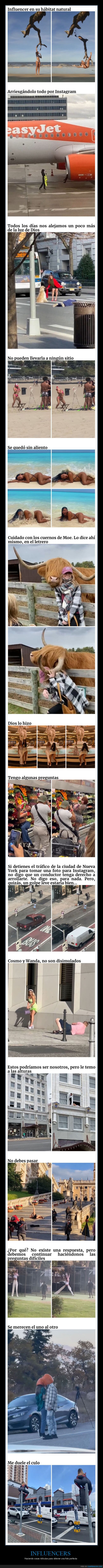 influencers,ridículos