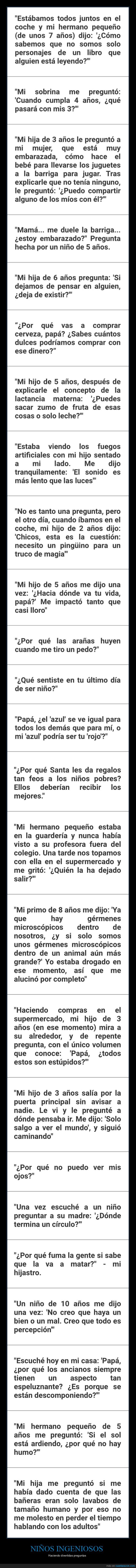 niños,ingeniosos,preguntas