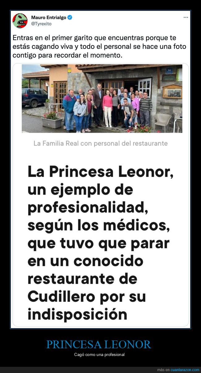 leonor,restaurante,indisposición,cagar