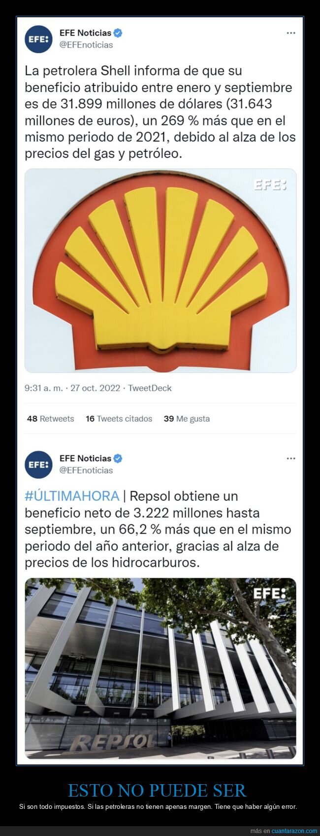 petroleras,beneficios