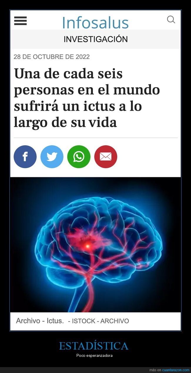 ictus,estadística