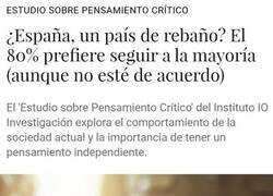 Enlace a El pensamiento crítico no va mucho con nosotros...