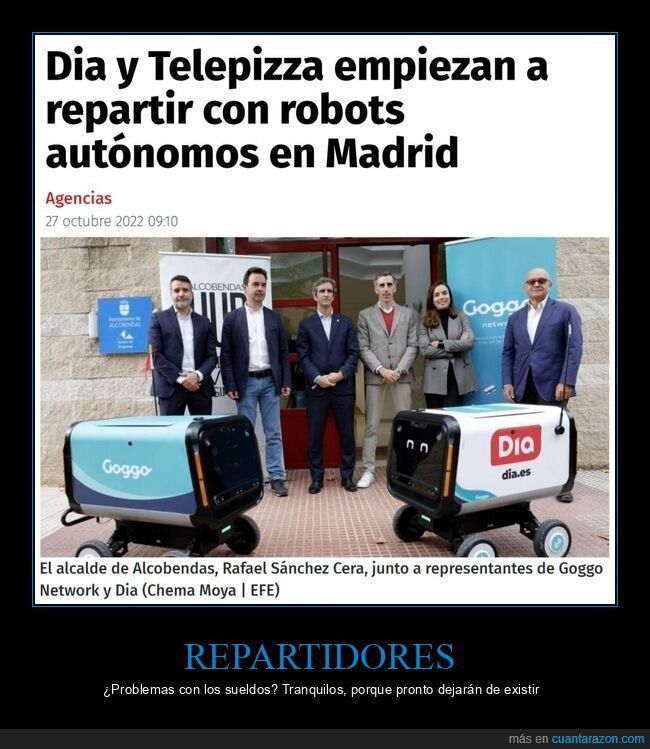 repartidores,robots autónomos