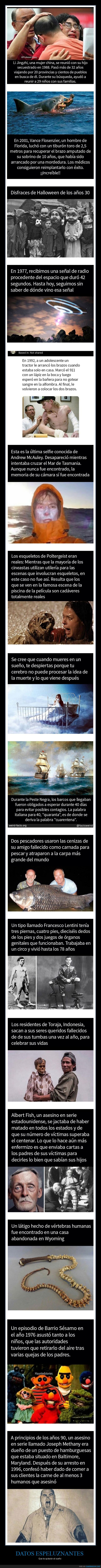 datos espeluznantes,curiosidades
