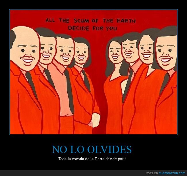 escoria,tierra,decidir