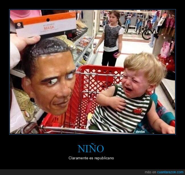 careta,llorando,niño,obama