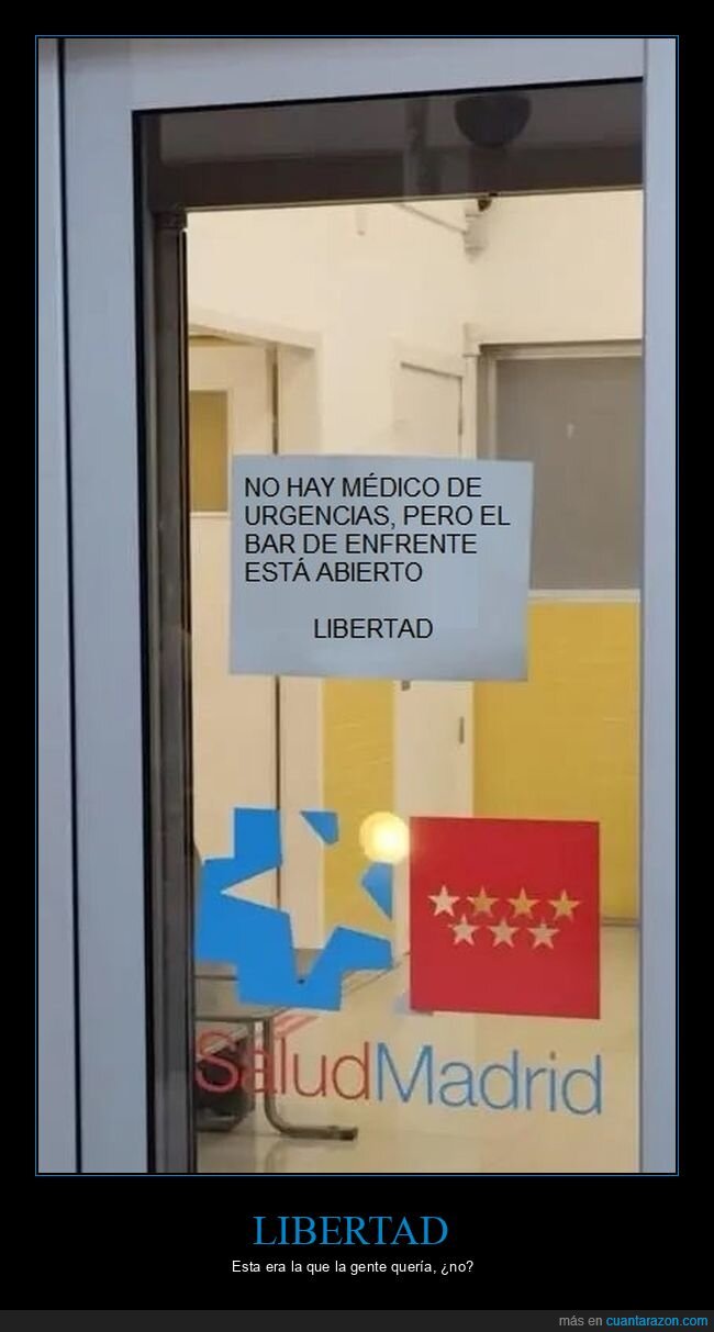 médico,urgencias,bar,libertad