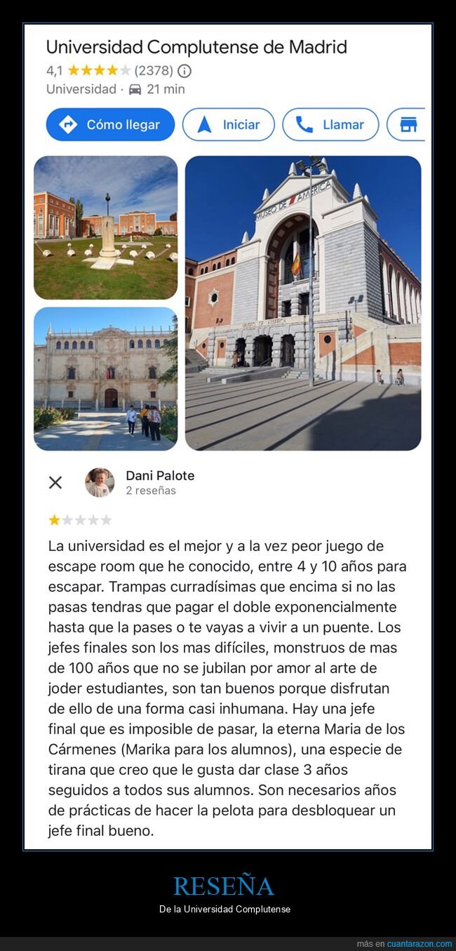 reseña,universidad