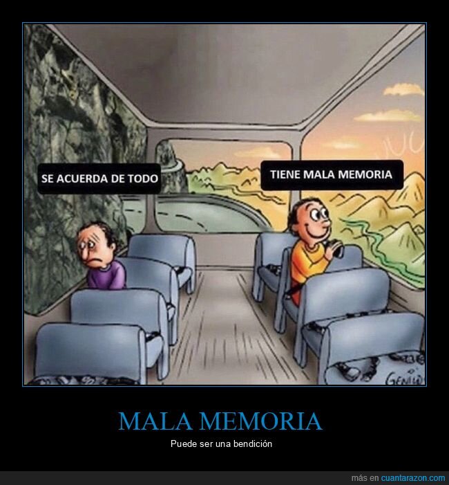 acordarse,mala memoria