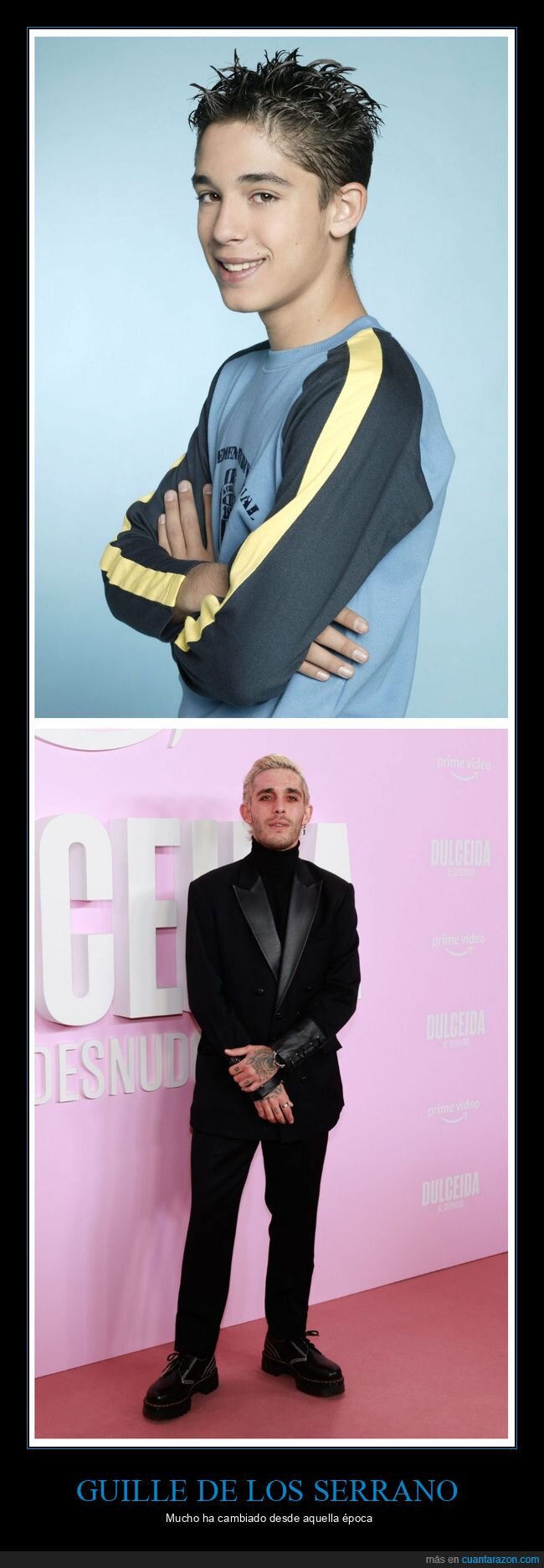 guille,los serrano,antes,ahora