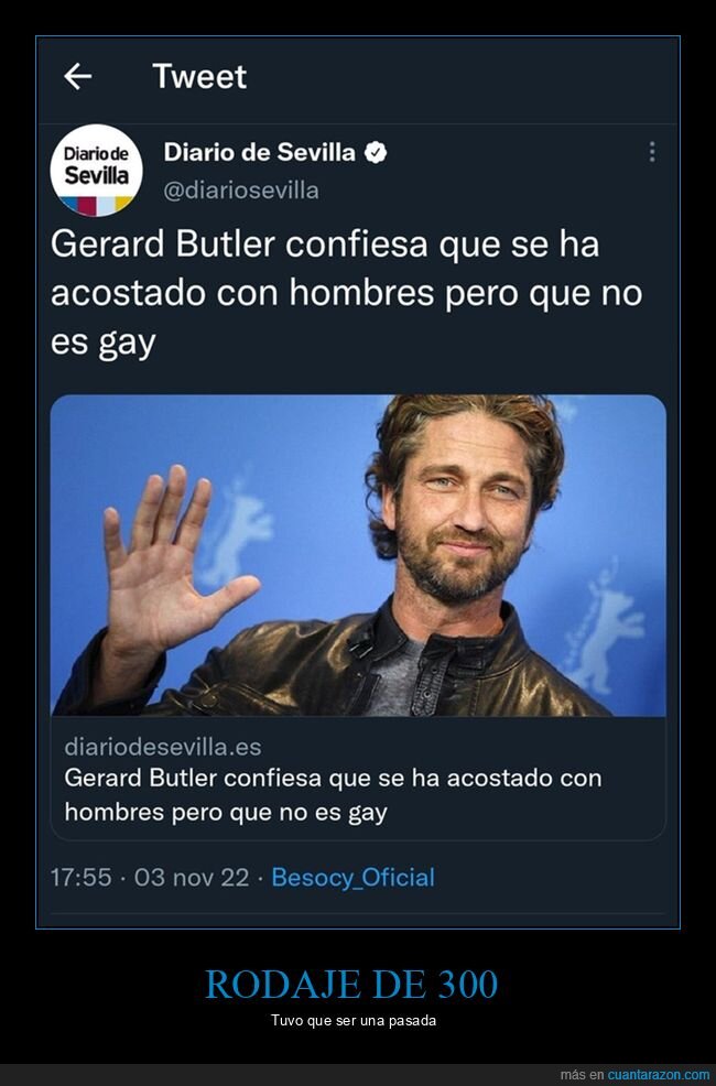 300,acostarse,gay,gerard butler,hombres